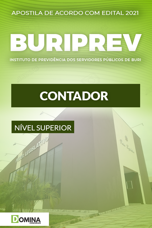 Apostila Concurso Público Buriprev SP 2021 Contador