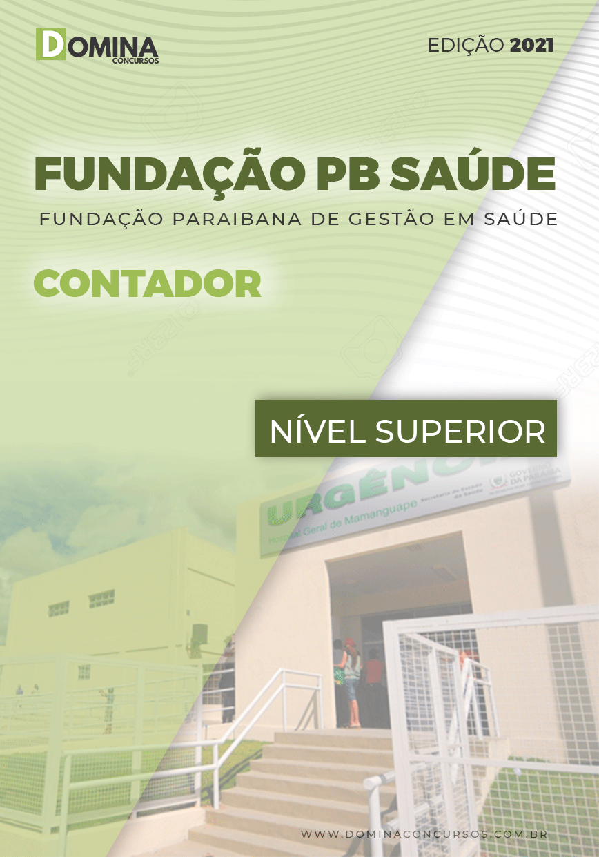 Apostila Concurso Público Fundação PB Saúde 2021 Contador