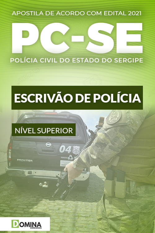 Apostila PC SE Polícia Civil Sergipe 2021 Escrivão de Polícia