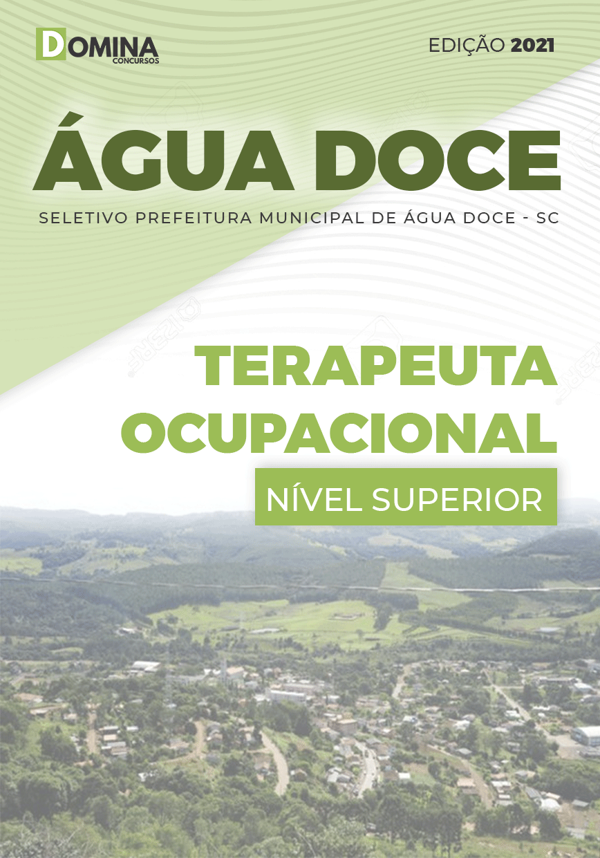 Apostila Seletivo Pref Água Doce SC 2021 Terapeuta Ocupacional