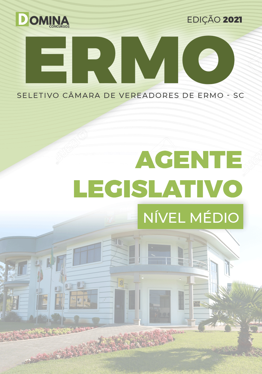 Apostila Seletivo Câmara Ermo SC 2021 Agente Legislativo