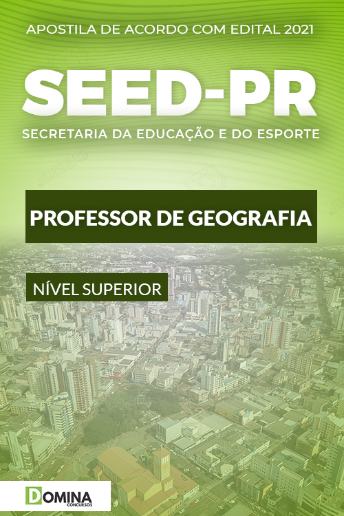 Apostila Seletivo Seed Pr 2021 Professor De Geografia 7380