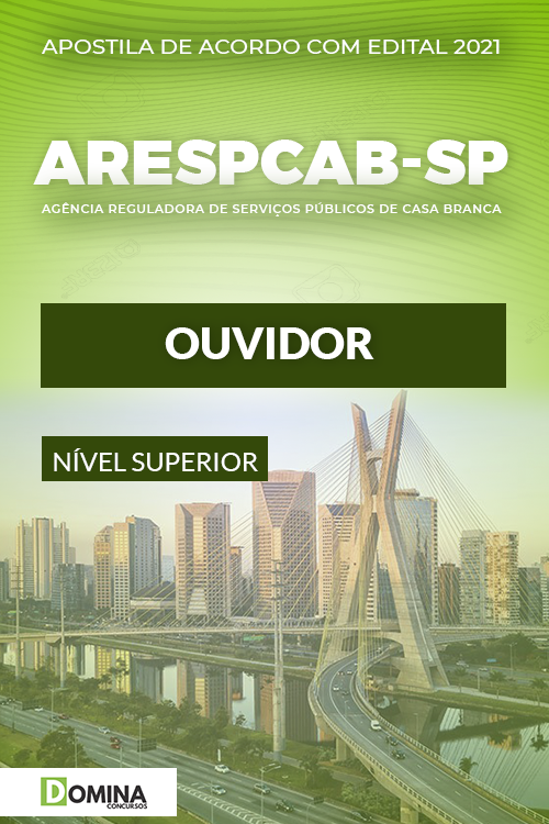 Apostila Concurso Público ARESPCAB SP 2021 Ouvidor