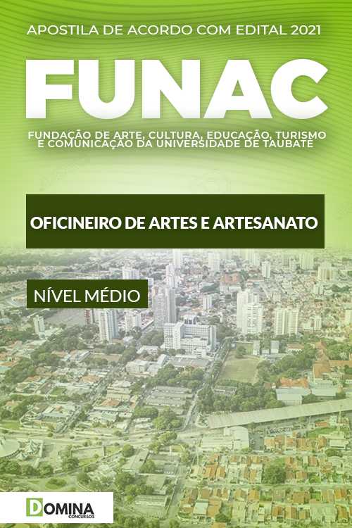 Apostila FUNAC SP 2021 Oficineiro de Artes e Artesanato