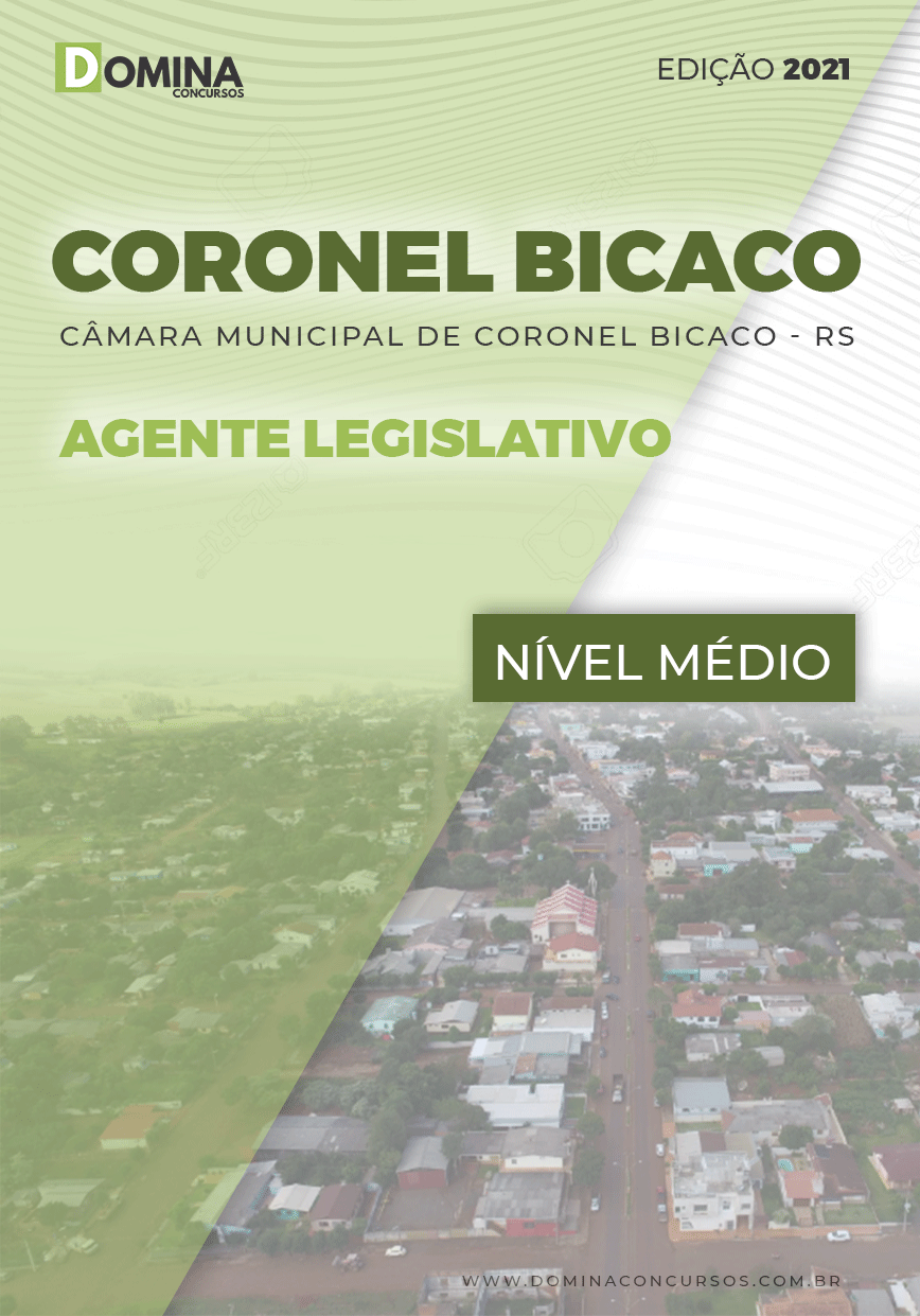 Apostila Câmara Coronel Bicaco RS 2021 Agente Legislativo