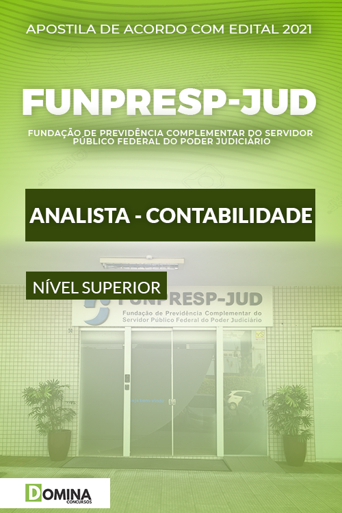 Apostila FUNPRESP JUD 2021 Analista Contabilidade