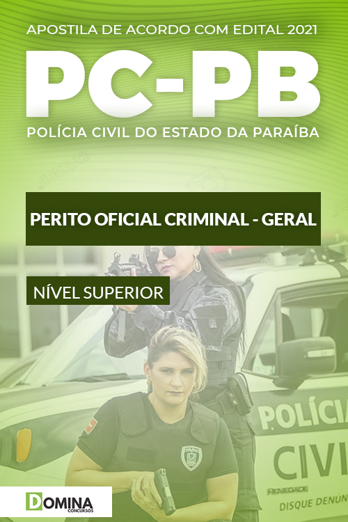 Apostila Concurso PC PB 2022 Perito Oficial Criminal Geral