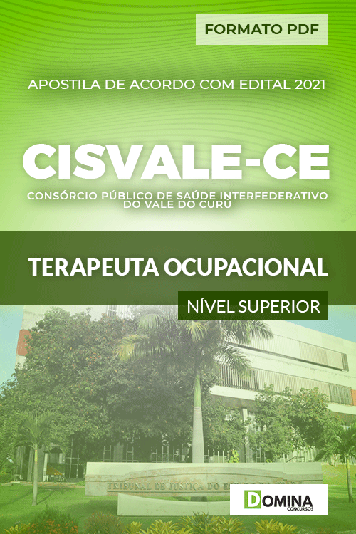 Apostila Seletivo CISVALE CE 2021 Terapeuta Ocupacional