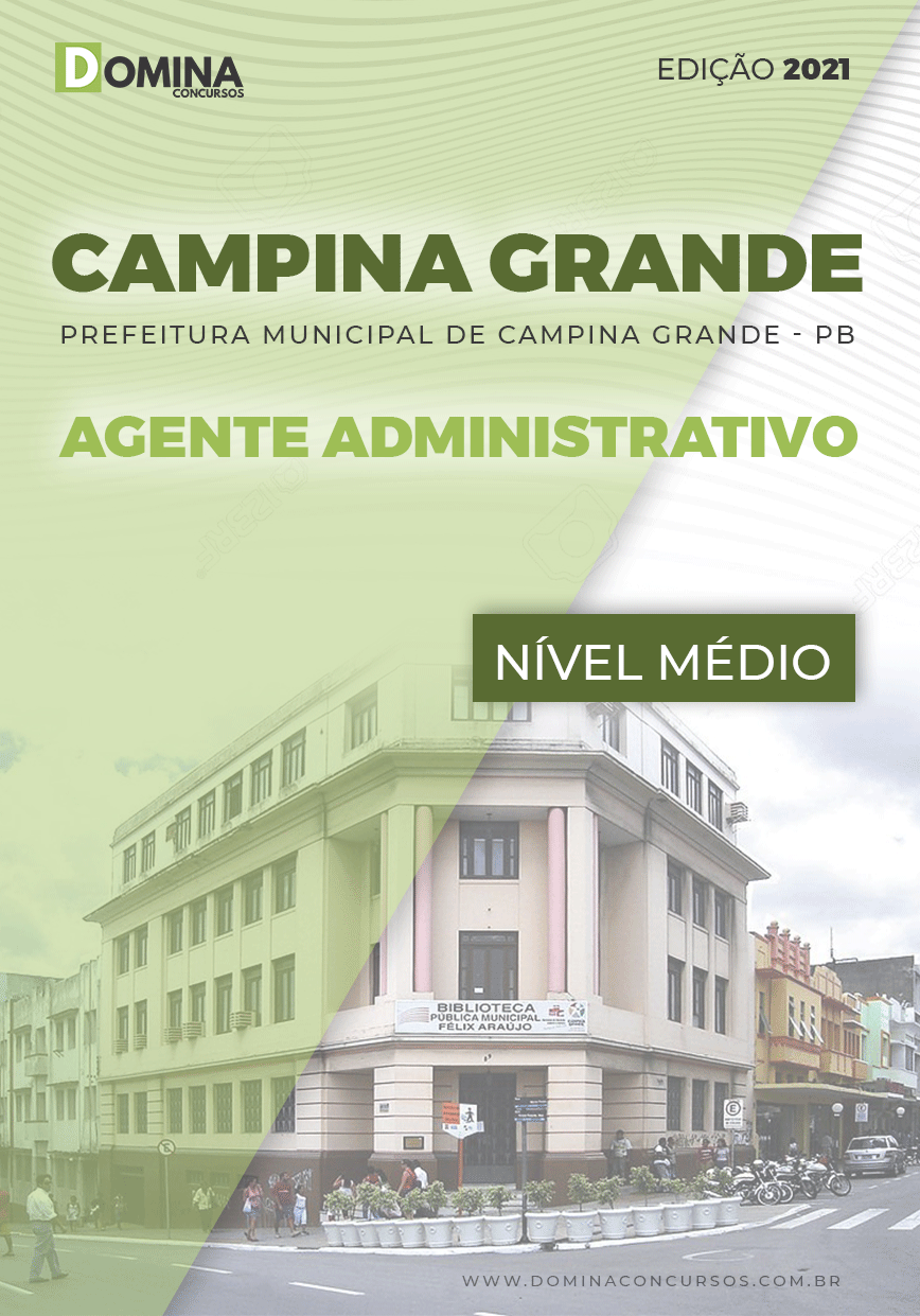 Apostila Pref Campina Grande PB 2021 Agente Administrativo