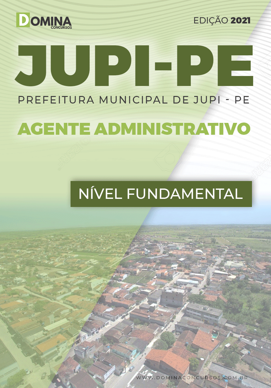 Apostila Concurso Pref Jupi PE 2021 Agente Administrativo