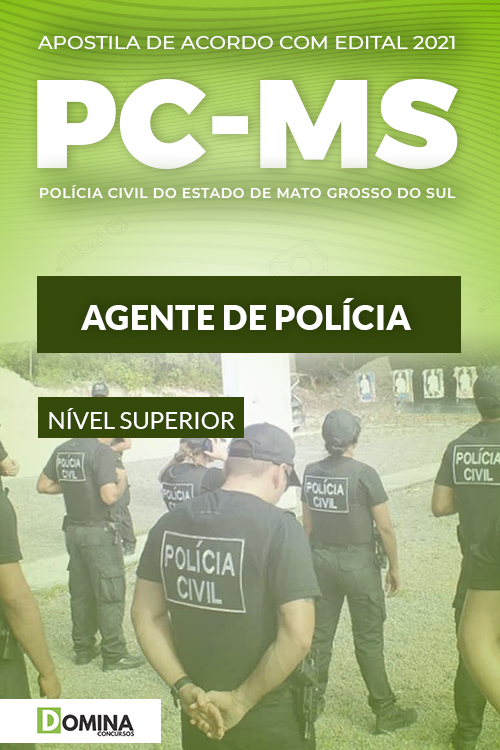 Apostila Concurso PC MS 2021 Agente de Polícia Científica