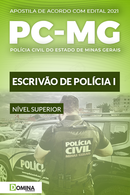 Apostila Concurso PC MG 2021 Escrivão de Polícia I