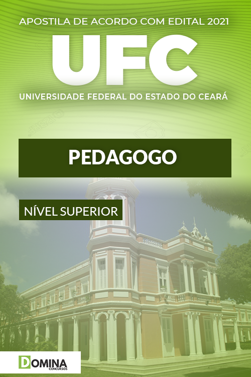 Apostila Digital Concurso Público UFC 2022 Pedagogo