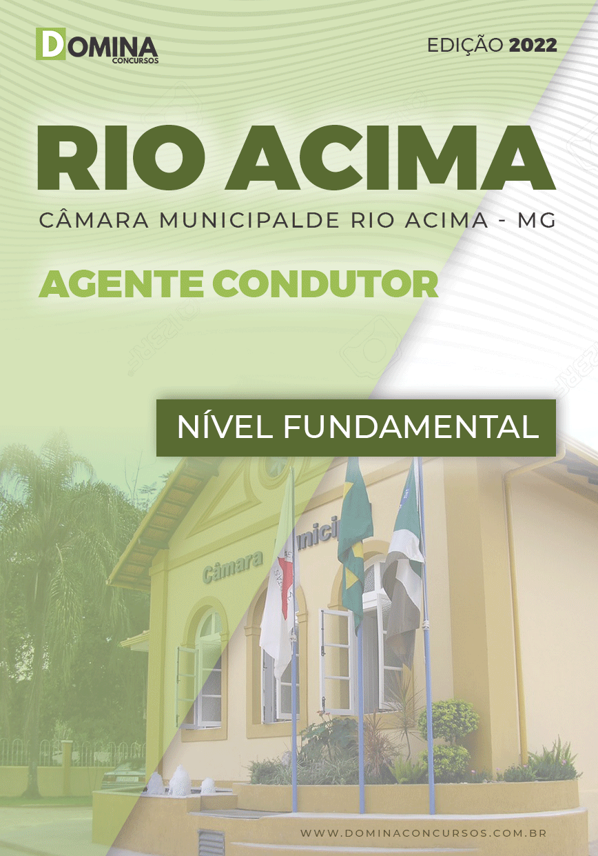 Apostila Câmara Rio Acima MG 2022 Agente Condutor