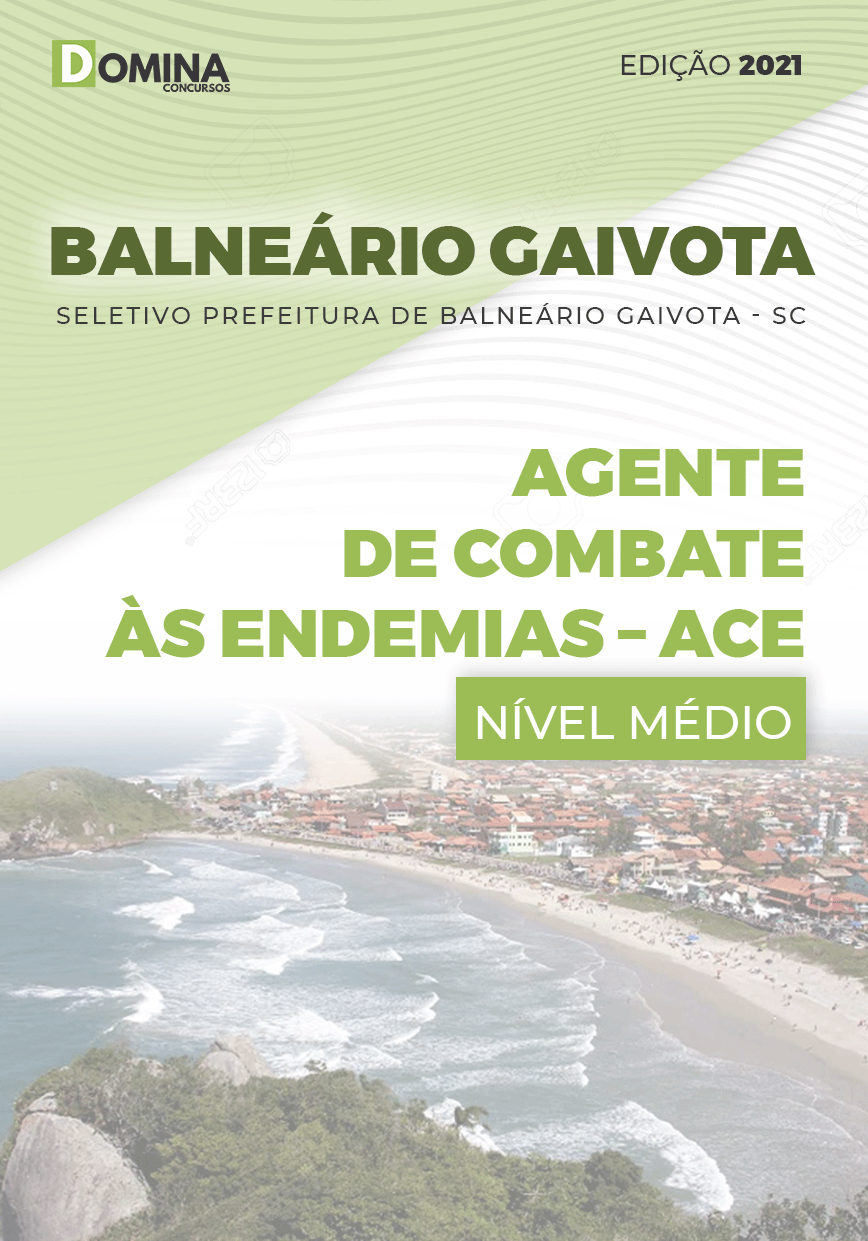 Apostila Balneário Gaivota SC 2021 Agente Combate Endemias