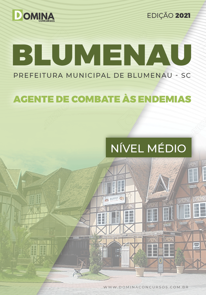 Apostila Blumenau SC 2022 Agente de Combate às Endemias