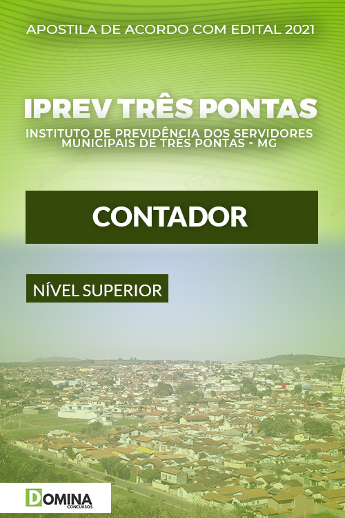 Apostila Concurso Iprev Três Pontas MG 2022 Contador