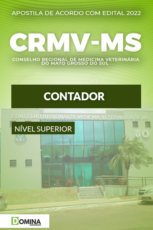 Apostila Concurso Público CRMV MS 2022 Contador