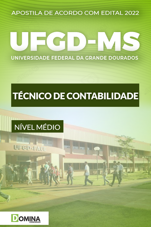 Apostila Concurso UFGD MS 2022 Técnico de Contabilidade