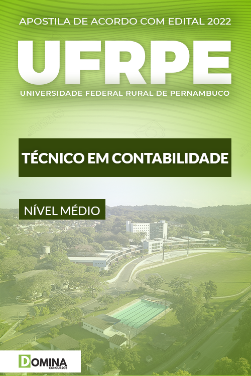 Apostila Concurso UFRPE 2022 Técnico em Contabilidade