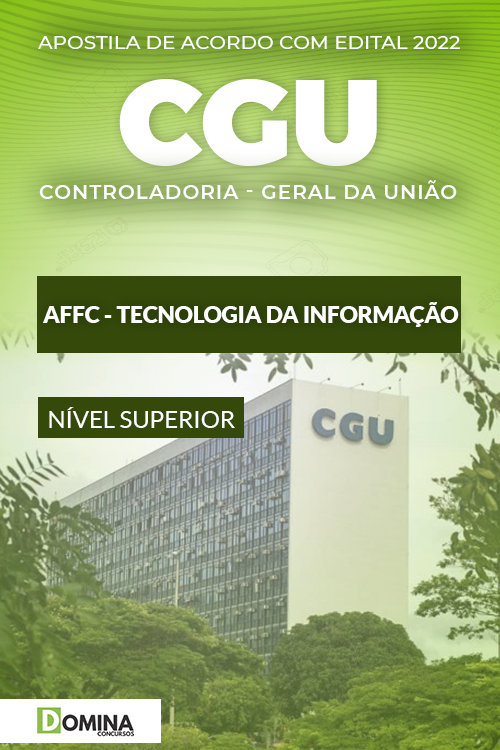 Apostila Concurso CGU 2022 Tecnologia da Informação