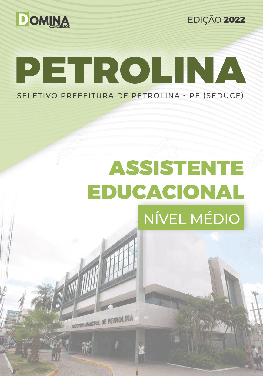 Apostila SEDUCE Petrolina PE 2022 Assistente Educacional