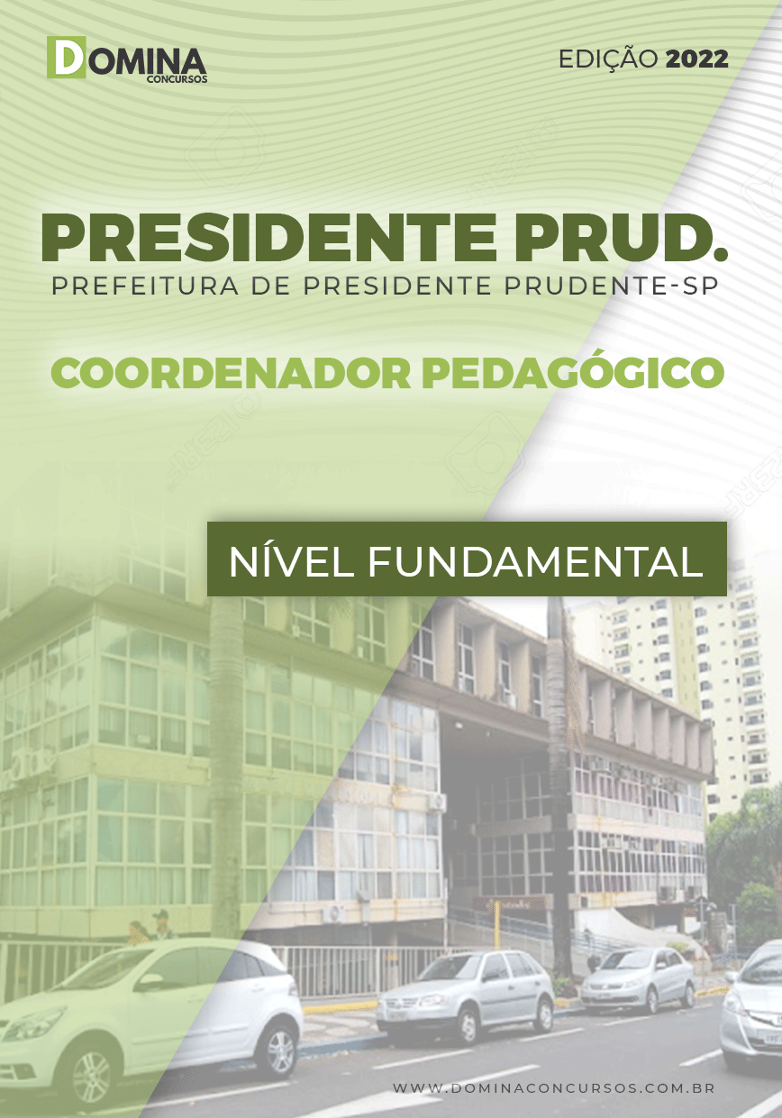 Apostila Presidente Prudente SP 2022 Coordenador Pedagógico