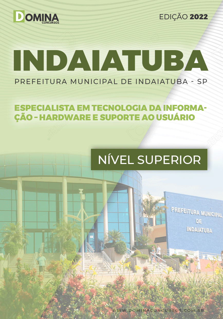 Apostila Pref Indaiatuba SP 2022 TI Hardware e Suporte Usuário