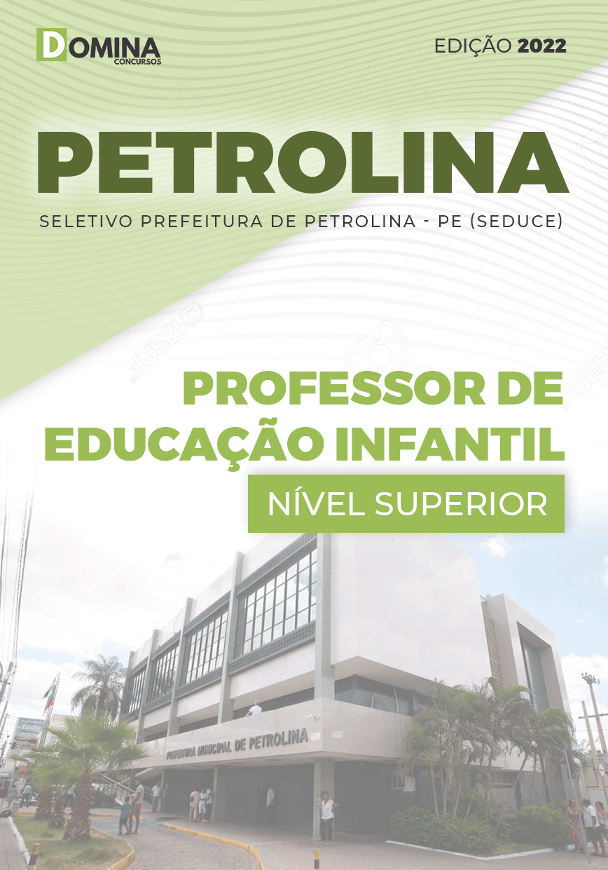 Apostila SEDUCE Petrolina PE 2022 Professor de Educação Infantil