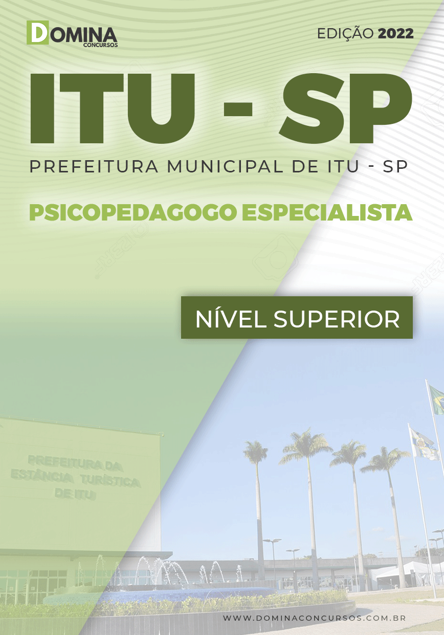 Apostila Concurso Pref Itu SP 2022 Psicopedagogo Especialista