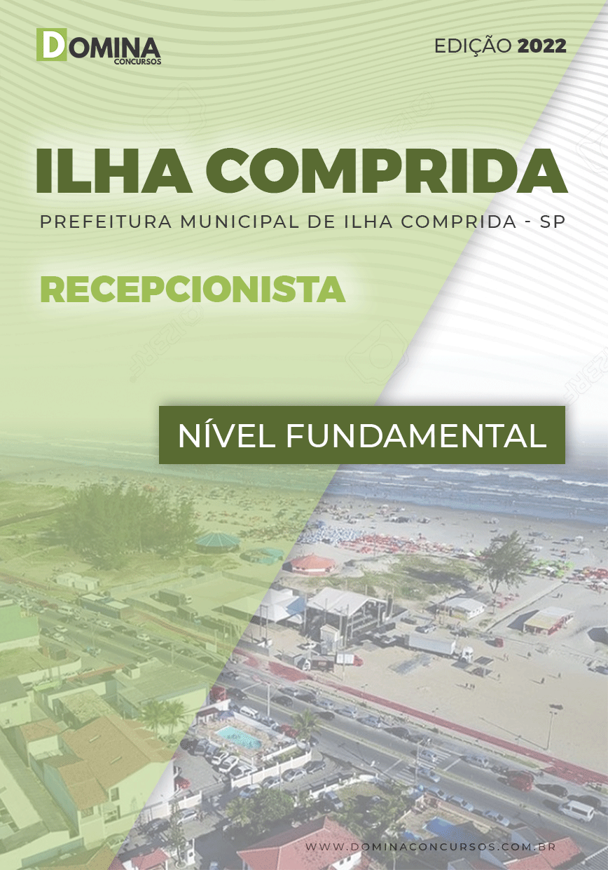 Apostila Concurso Ilha Comprida SP 2022 Recepcionista