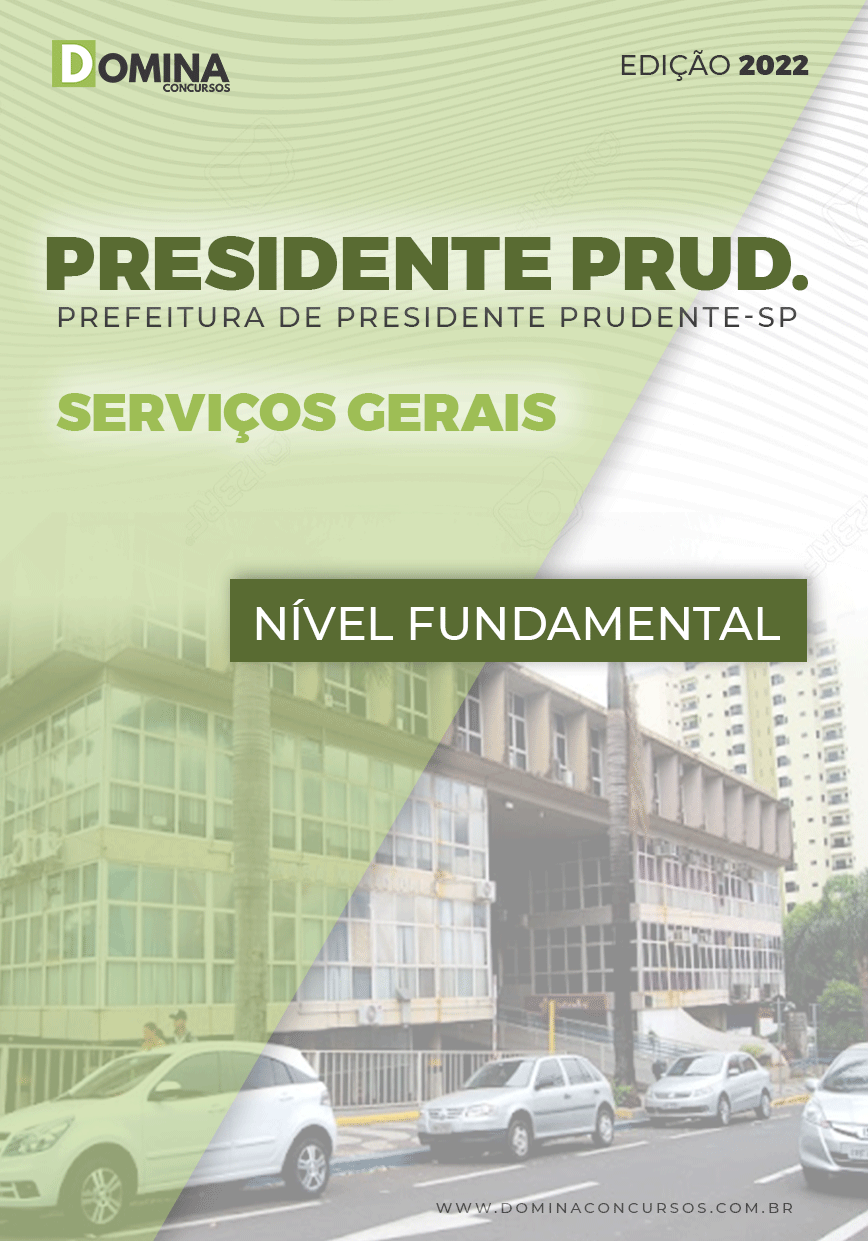 Apostila Presidente Prudente SP 2022 Serviços Gerais