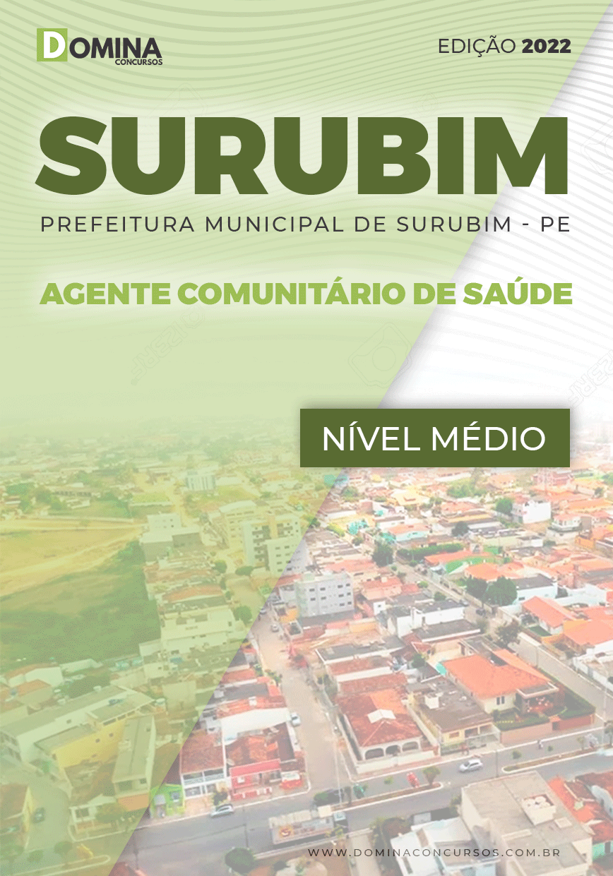 Apostila Surubim PE 2022 Agente Comunitário de Saúde