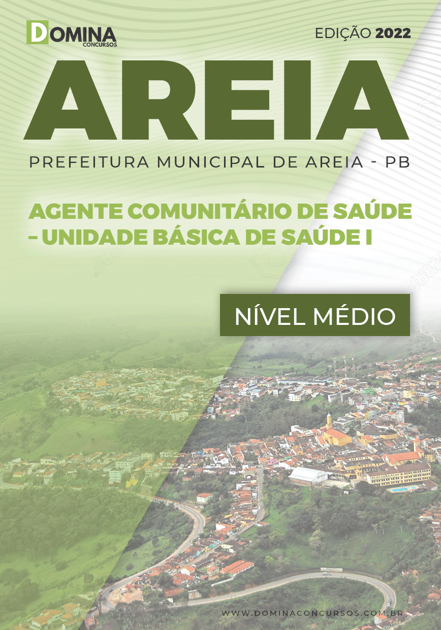 Apostila Pref. Areia PB 2022 Agente Comunitário de Saúde