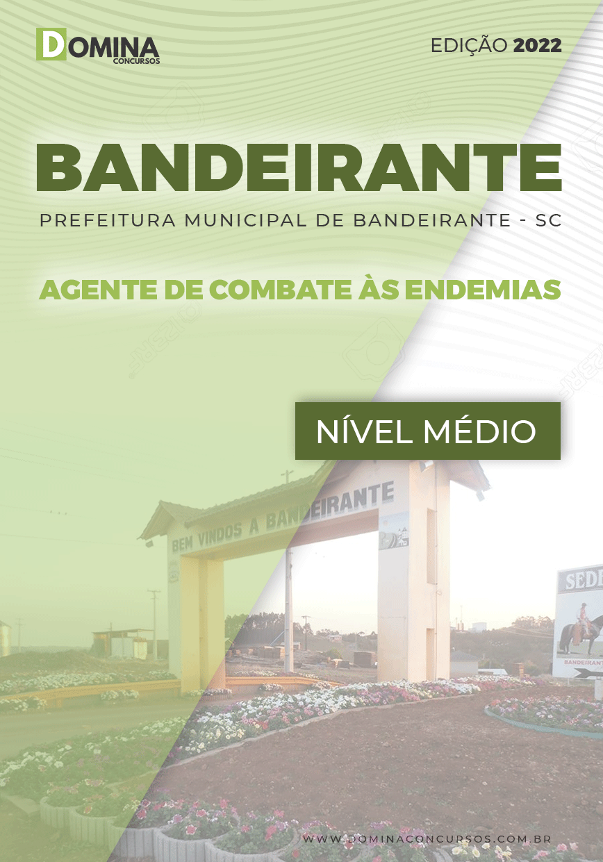 Apostila Pref Bandeirante SC 2022 Agente de Combate as Endemias