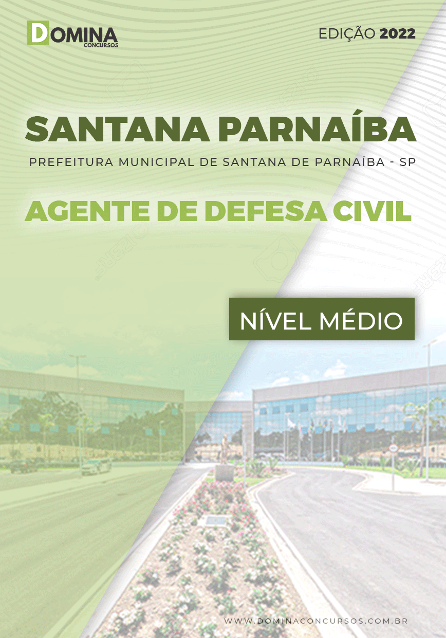 Apostila Santana de Parnaíba SP 2022 Agente de Defesa Civil