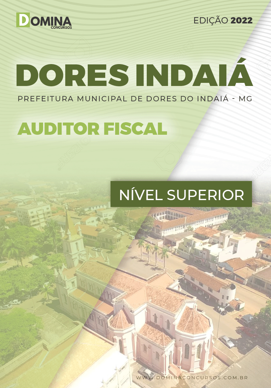 Apostila Pref Dores do Indaiá MG 2022 Auditor Fiscal