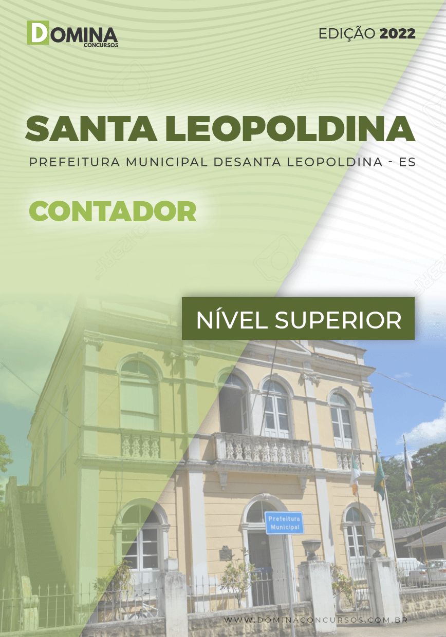 Apostila Concurso Pref Santa Leopoldina ES 2022 Contador