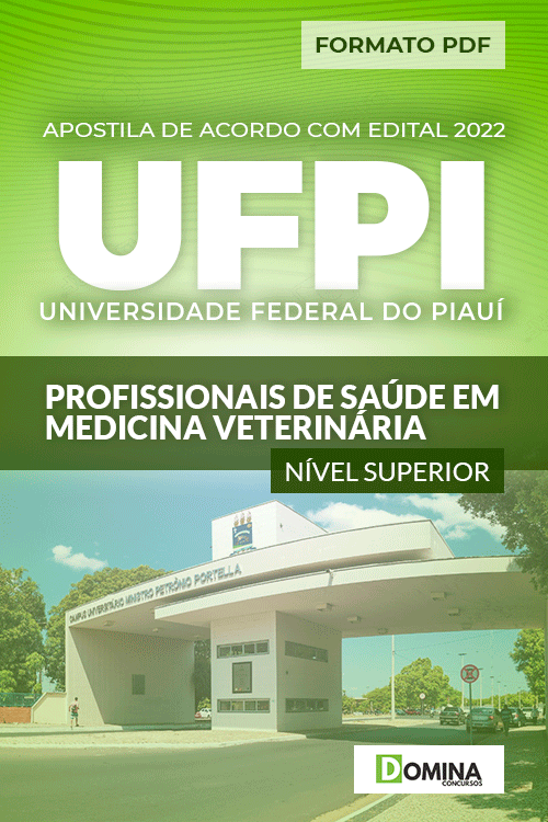 Apostila UFPI 2022 Prof. Saúde em Medicina Veterinária