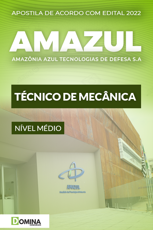 Apostila Concurso Amazul 2022 Técnico de Mecânica