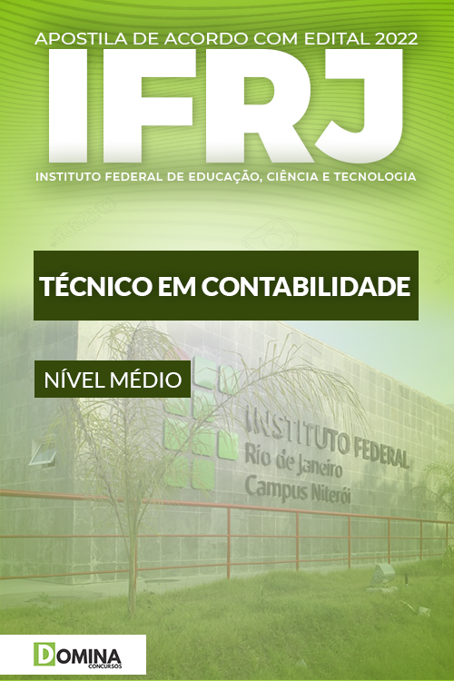 Apostila Concurso IFRJ 2022 Técnico em Contabilidade