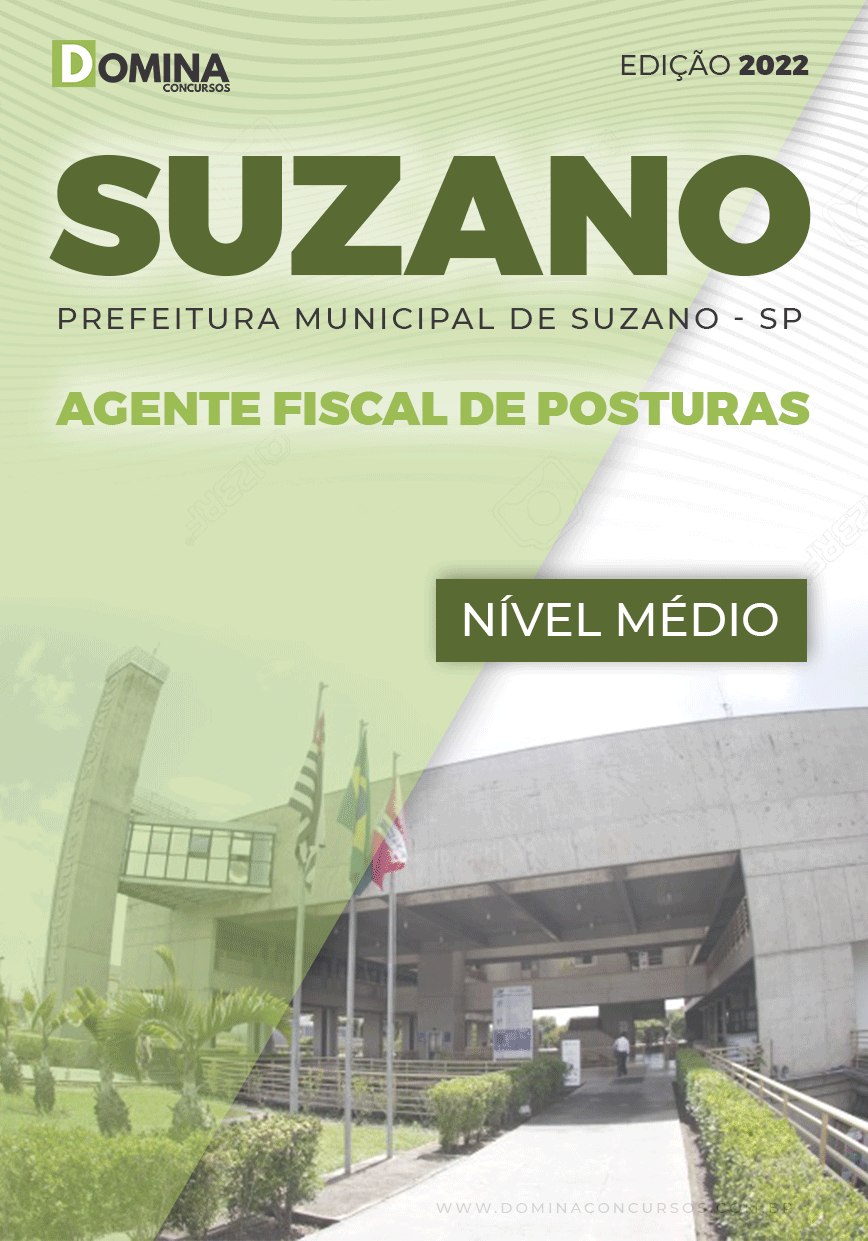 Apostila Pref Suzano SP 2022 Agente Fiscal Postura