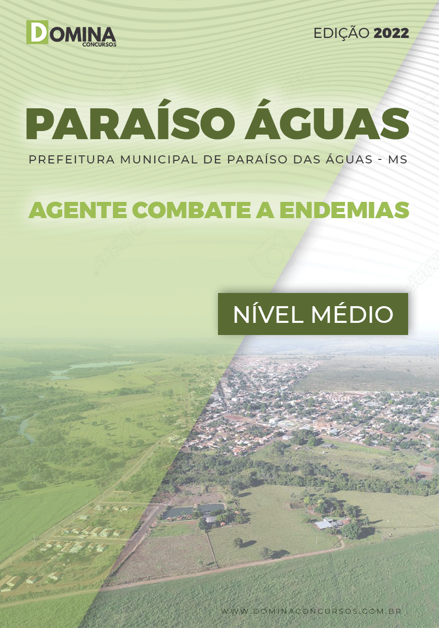 Apostila Pref Paraíso Águas MS 2022 Agente Combate Endemias