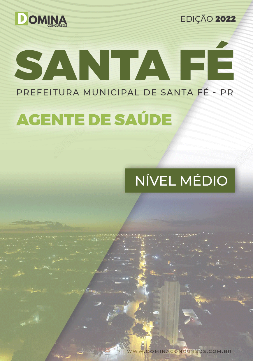 Apostila Digital Pref Santa Fé PR 2022 Agente Saúde