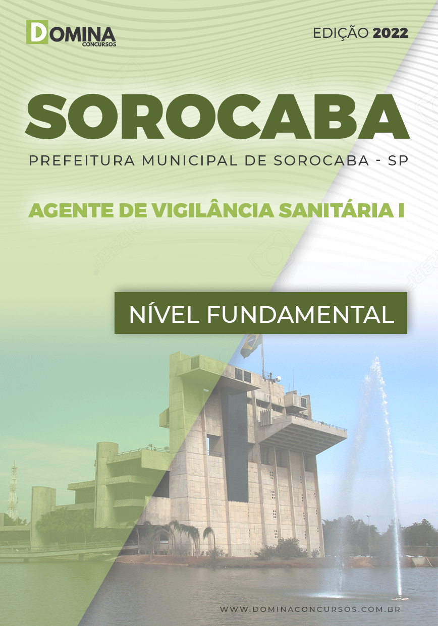 Apostila Concurso Pref Sorocaba SP 2022 Agente Vigilância I