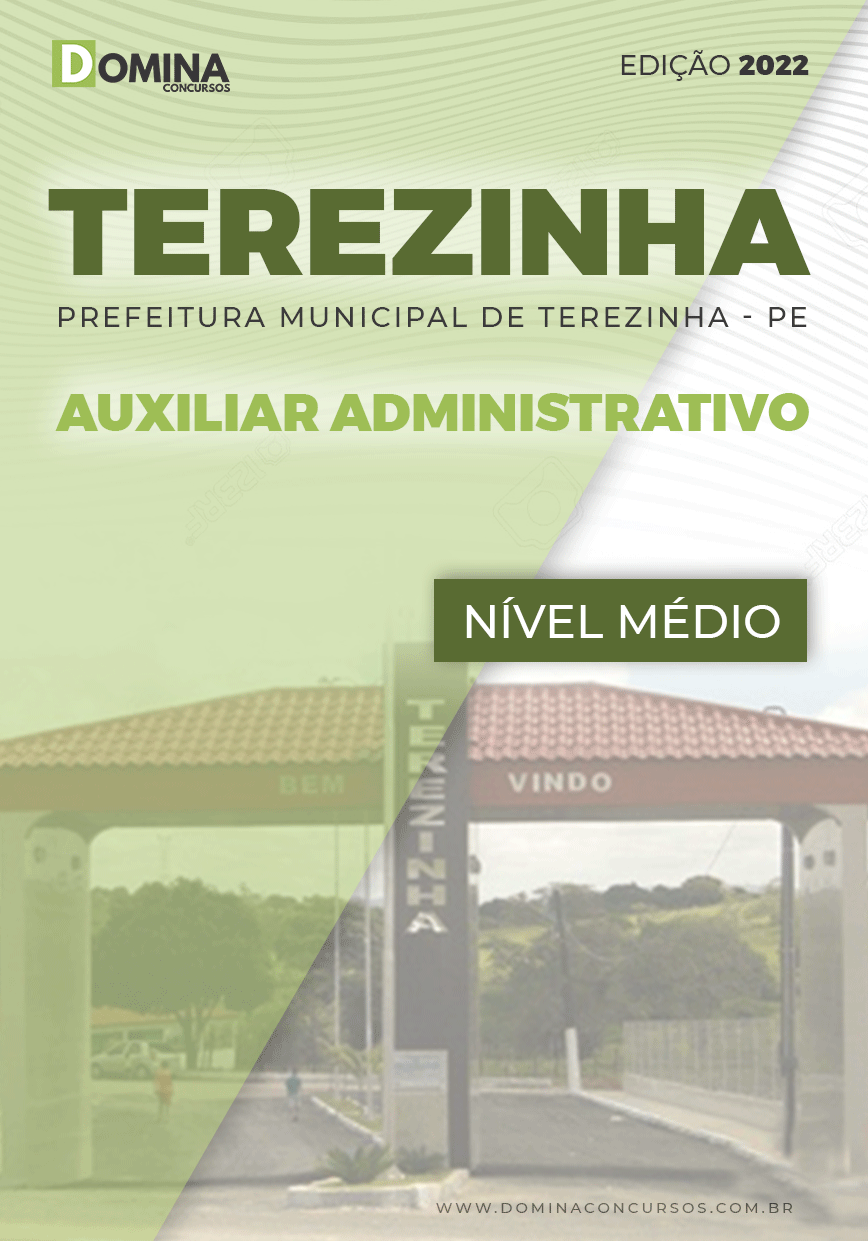 Apostila Concurso Terezinha PE 2022 Auxiliar Administrativo