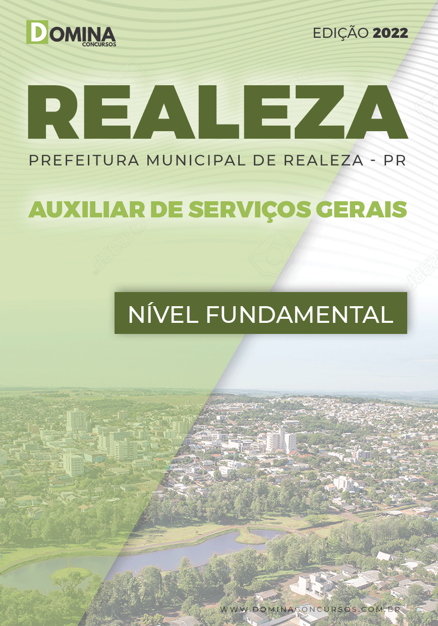 Apostila Pref Realeza PR 2022 Auxiliar Serviços Gerais