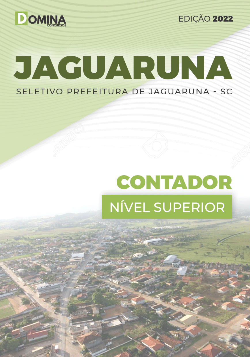 Apostila Seletivo Pref Jaguaruna SC 2022 Contador