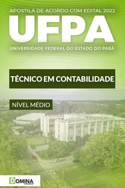 Apostila Digital Concurso UFPA 2022 Técnico Contabilidade