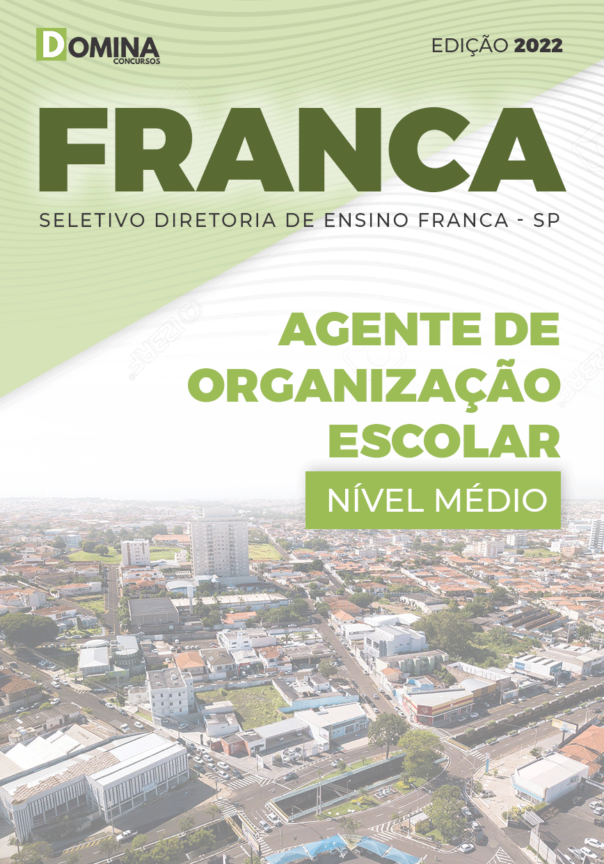 Apostila Franca SP 2022 Agente de Organização Escolar